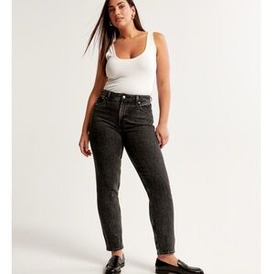Abercrombie & Fitch Women's Charcoal High Rise Jeans 6S (Short)
